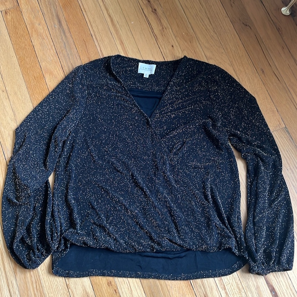 If By Sea Crossover Blouse
